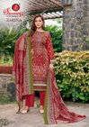 Zarina Vol 1 By Ganeshji Soft Cotton Self Embroidery Online Dress Material Wholesale
